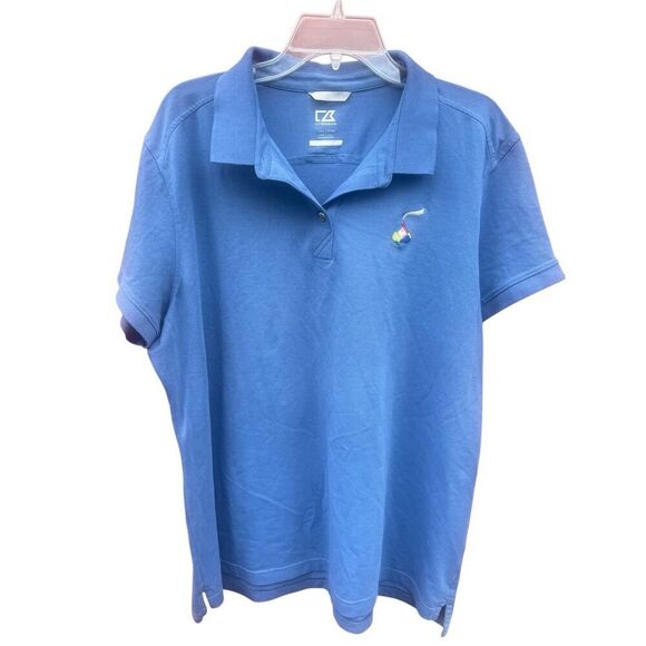 Cutter & Buck Womans  Hersey Polo Shirt Sz XXL Blue - Picture 1 of 7